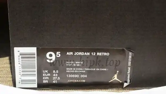 Air Jordan “Black Waterproof Authentic PK 12 Nylon” From 0508
